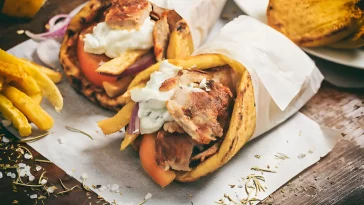 Greek Chicken Gyros