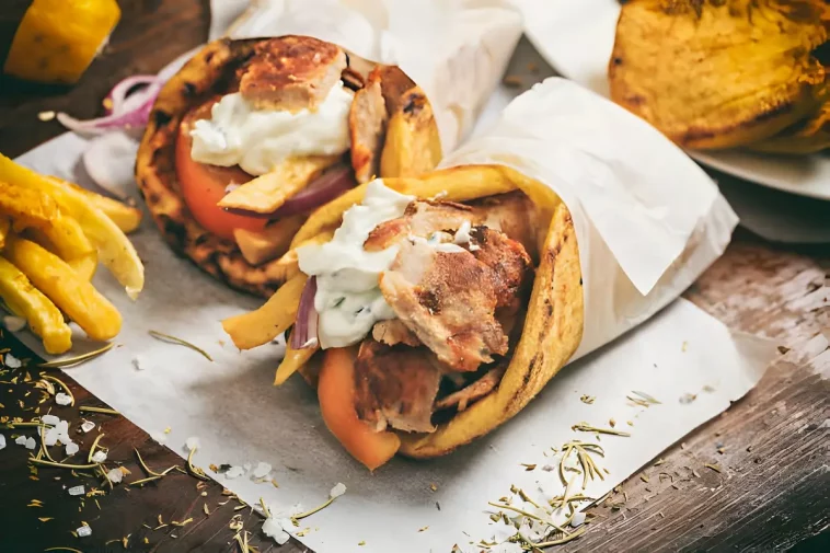 Greek Chicken Gyros