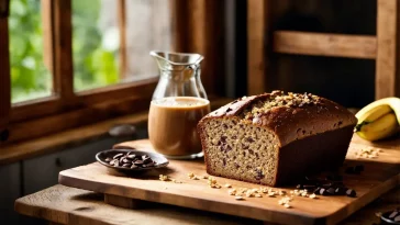 Délicieux Pain au Chocolat Banane et Farine d'Avoine