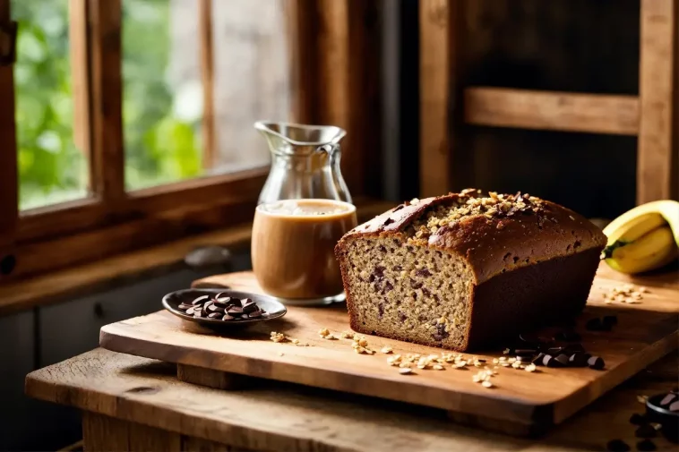 Délicieux Pain au Chocolat Banane et Farine d'Avoine