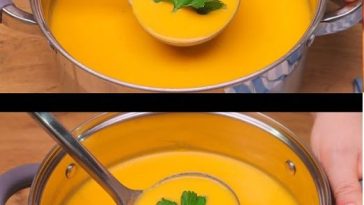 Soupe onctueuse au potiron et croûtons aromatisés