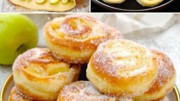 BEIGNETS ROULÉ AUX POMMES FACILE