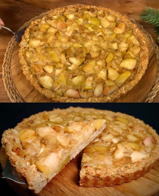 Tarte saine pomme-cannelle