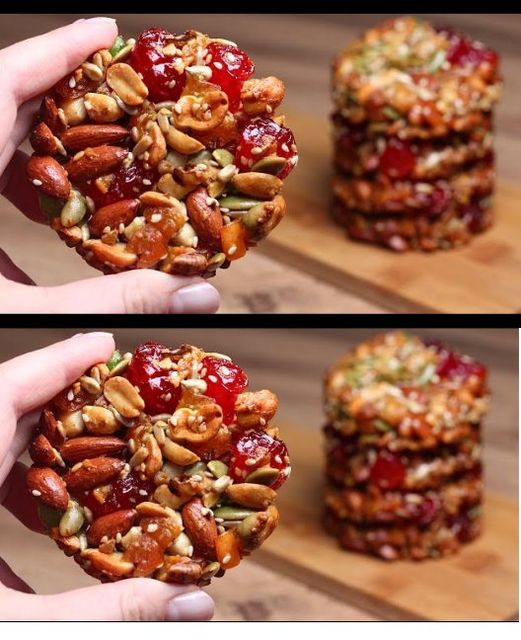 Biscuits Énergétiques aux Fruits Secs et Noix