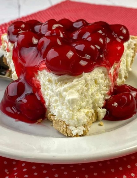 Gâteau au fromage aux cerises sans cuisson le plus facile à préparer